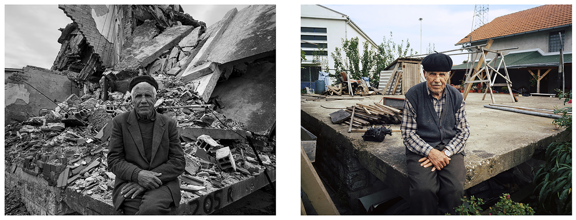 Brcko, Bajro Husic in 1996 & 2005. Brcko, Bajro Husic in 1996 & 2005.